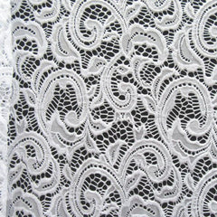 Stretch Paisley Lace Fabric - LG50163