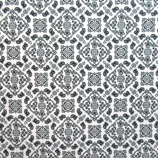 Bandana Print Spandex Fabric