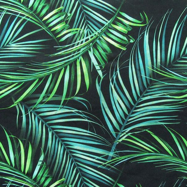 Leaf Patterned Mesh Fabric