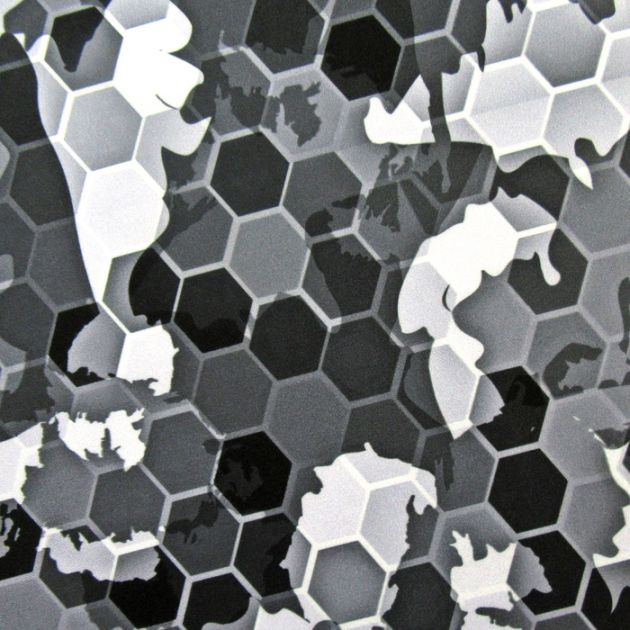 Honeycomb Geometric Pattern Cotton Fabric