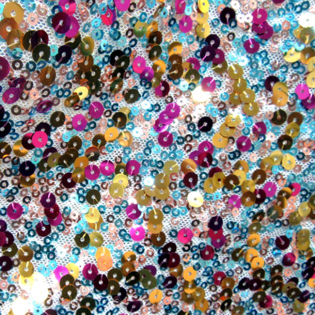 Sequins on Mesh