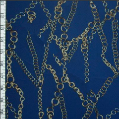 Chain Print Spandex Fabric