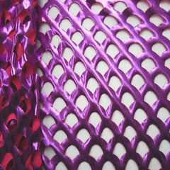 Metallic Punched Holes Spandex Fabric
