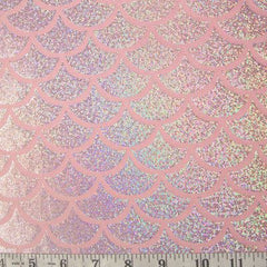 Holographic Mermaid Scale Spandex Fabric - SDK121013D