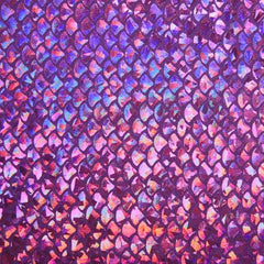 Holographic Small Mermaid Spandex Fabric