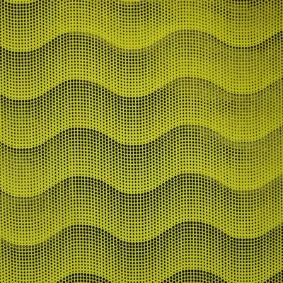 Holographic Wave Pattern Spandex Fabric