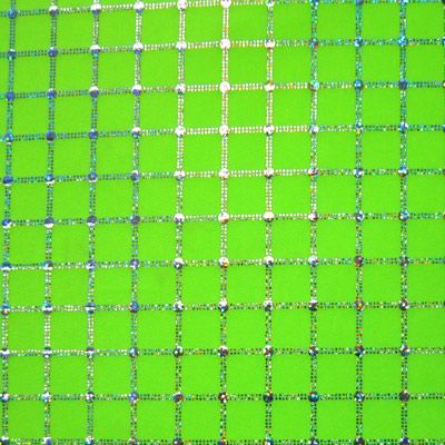 Checker Stretch Cotton Blend Fabric - 95% Cotton 5% Spandex - Breathable Mid-Weight Textile