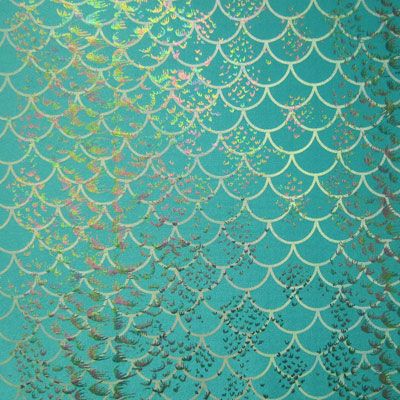 Holographic Fish Scale Spandex Fabric