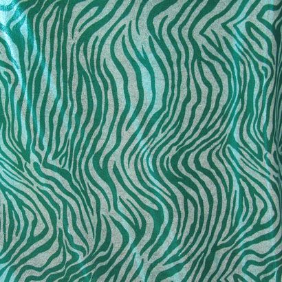Holographic Small Mermaid Spandex Fabrics - Leopard Skin