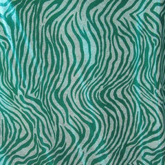 Holographic Small Mermaid Spandex Fabrics - Leopard Skin