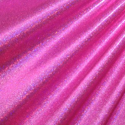 Holographic Mini Dots Spandex Fabrics