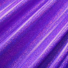Holographic Foil Dot Stretch Spandex Fabric