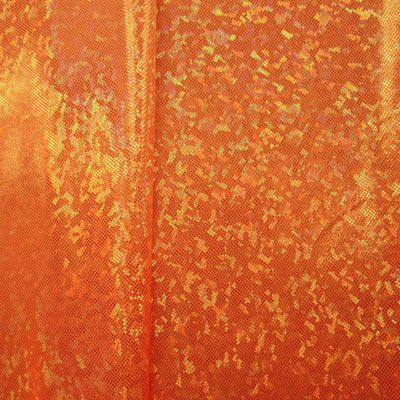 Solid Color Holographic Shattered Glass Spandex Fabric
