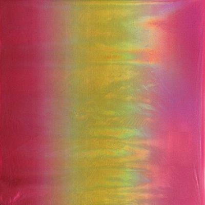 Holographic Ombre Pattern Spandex Fabric - Mirror Foil Finish