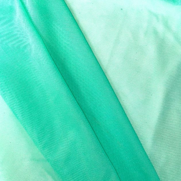 Green Solid Nylon Mesh Fabric (Sheer Mesh)