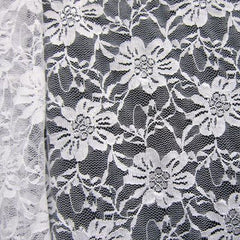 Premium Floral Stretch Lace Fabric