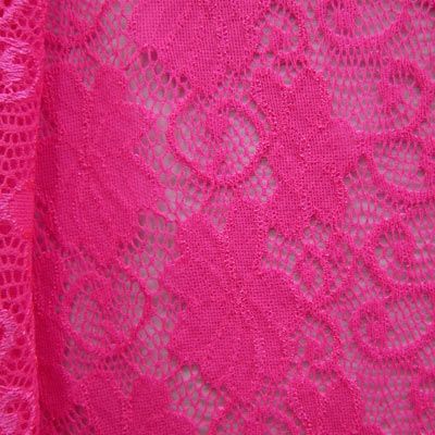 Premium Floral Stretch Lace Fabric
