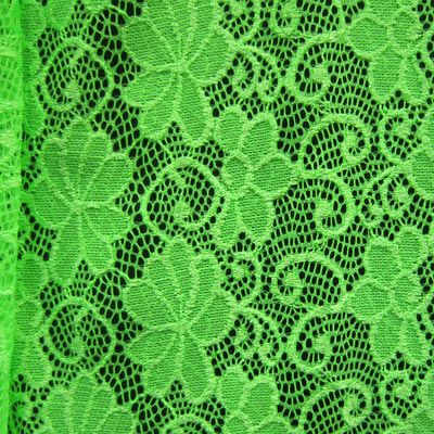 Premium Floral Stretch Lace Fabric