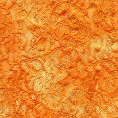 Premium Embroidered Glitter Lace Fabric with Intricate Floral Detailing