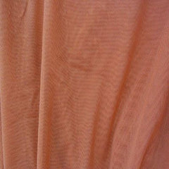 Solid Nylon Mesh Fabric - Copper Sheer Mesh