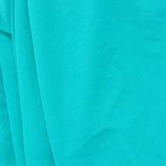 Arabian Blue Solid Nylon Mesh Fabric (Sheer Mesh)