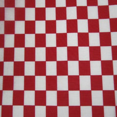 Premium Checkerboard Pattern Mesh Fabric