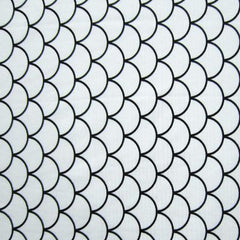Fish Scale Print Spandex Fabric