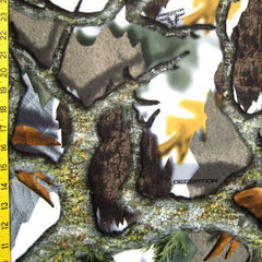Autumn Forest Camouflage Patterned Fabric
