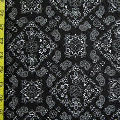 Bandana Print Spandex Fabric