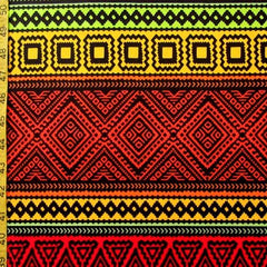 Aztec Pattern Geometric Print Cotton Throw Blanket