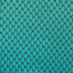 Fish Scale Print Spandex Fabric