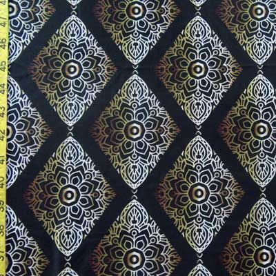 Rhombus Rhombus Shape Print Spandex Fabric