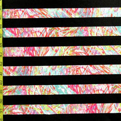 1 Inch Horizontal Multi Stripe