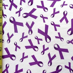 Fight For A Cure Print Spandex Fabric