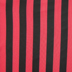Premium Geometric Stripe Pattern on Breathable Mesh Fabric