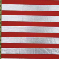 Metallic Stripes Spandex Fabric