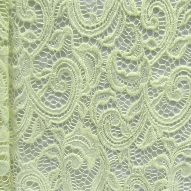 Stretch Paisley Lace Fabric - LG50163