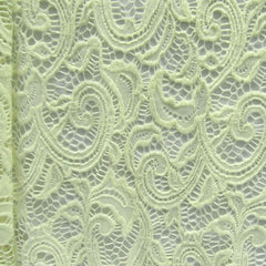 Stretch Paisley Lace Fabric - LG50163