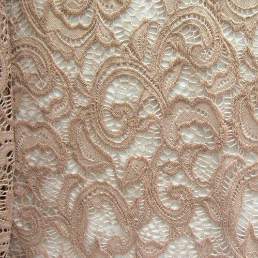 Stretch Paisley Lace Fabric