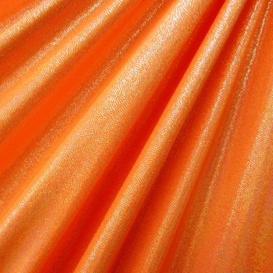 Solid Color Mirror Dot Foil Spandex Fabric