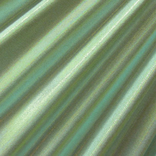Solid Color Mirror Dot Foil Spandex Fabric