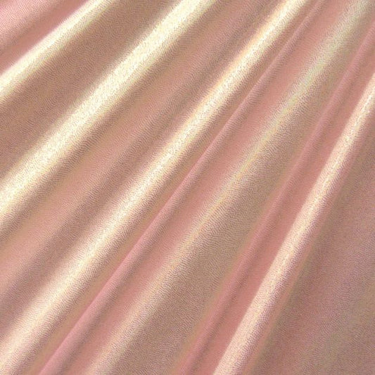 Solid Color Mirror Dot Foil Spandex Fabric