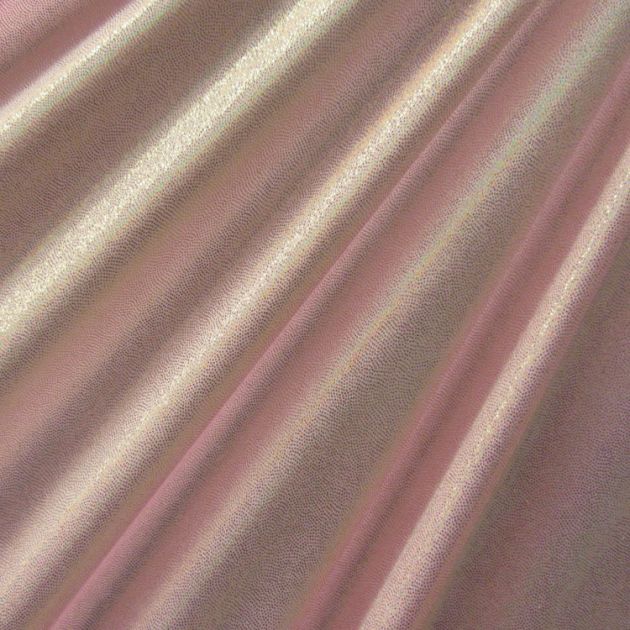 Solid Color Mirror Dot Foil Spandex Fabric