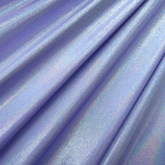Solid Color Mirror Dot Foil Spandex Fabric