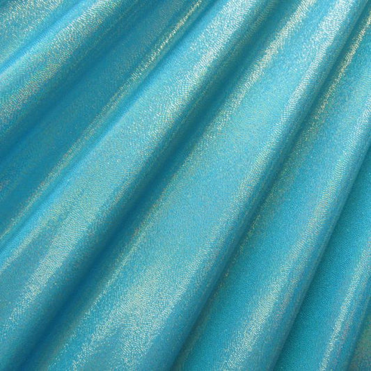 Solid Color Mirror Dot Foil Spandex Fabric