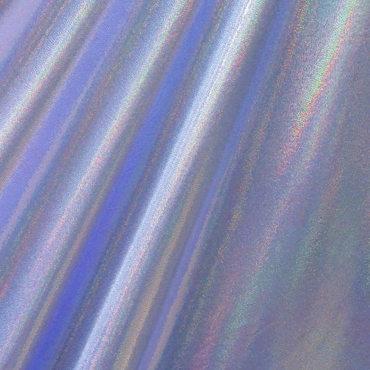 Solid Color Mirror Dot Foil Spandex Fabric