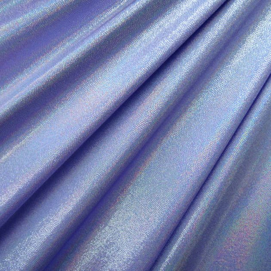 Solid Color Mirror Dot Foil Spandex Fabric