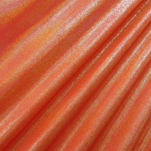 Solid Color Mirror Dot Foil Spandex Fabric