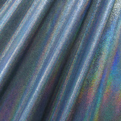 Solid Color Mirror Dot Foil Spandex Fabric