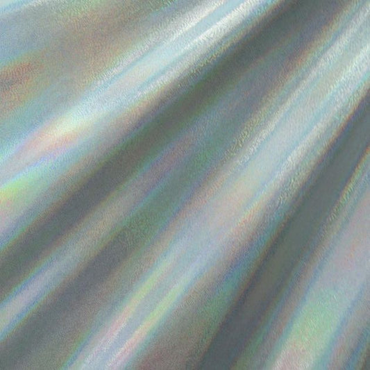 Solid Color Mirror Dot Foil Spandex Fabric